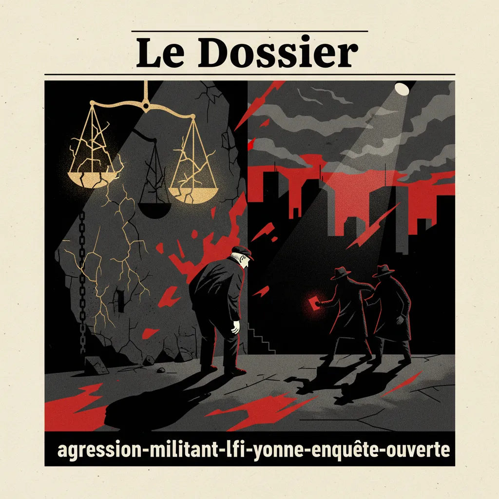 Illustration: Militant LFI de 68 ans agressé dans l'Yonne : enquête ouverte