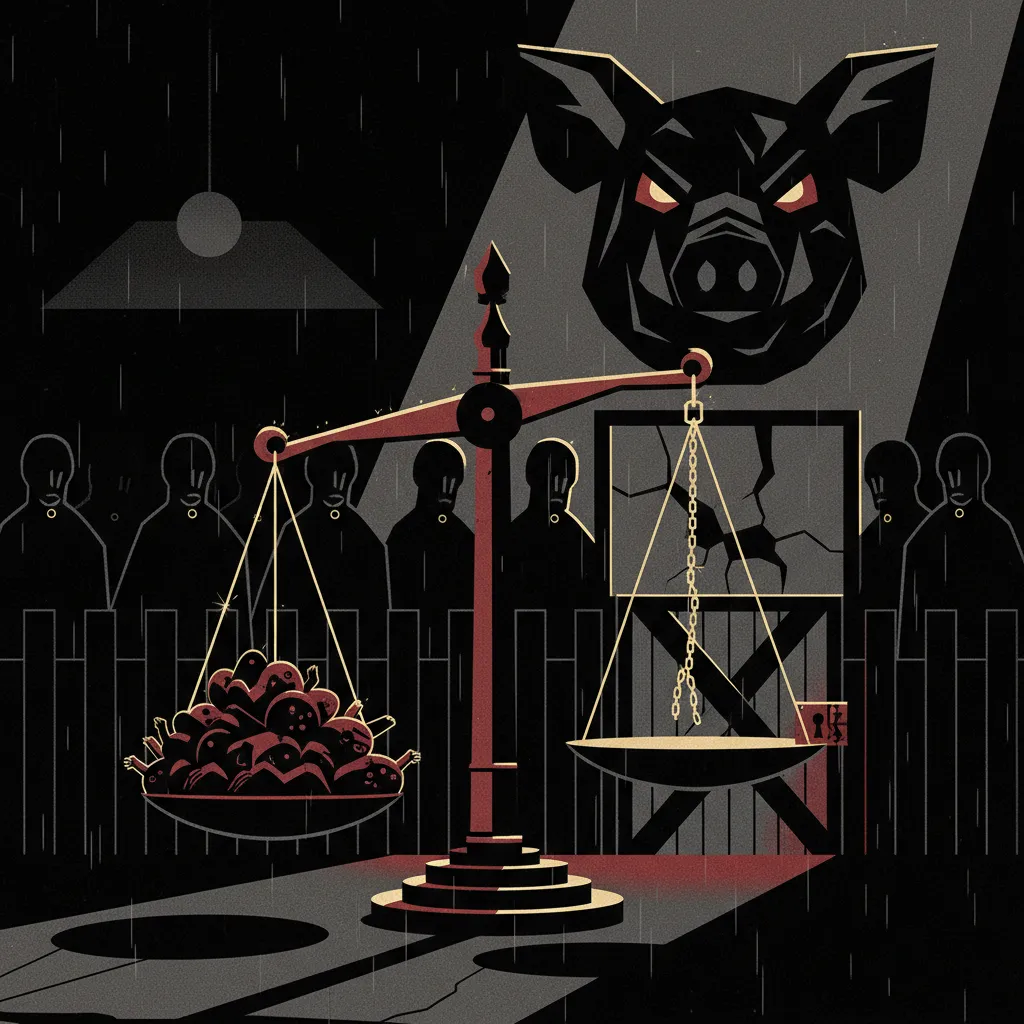 Illustration: Côtes-d'Armor : l'enquête ouverte après les images de 300 cadavres de cochons