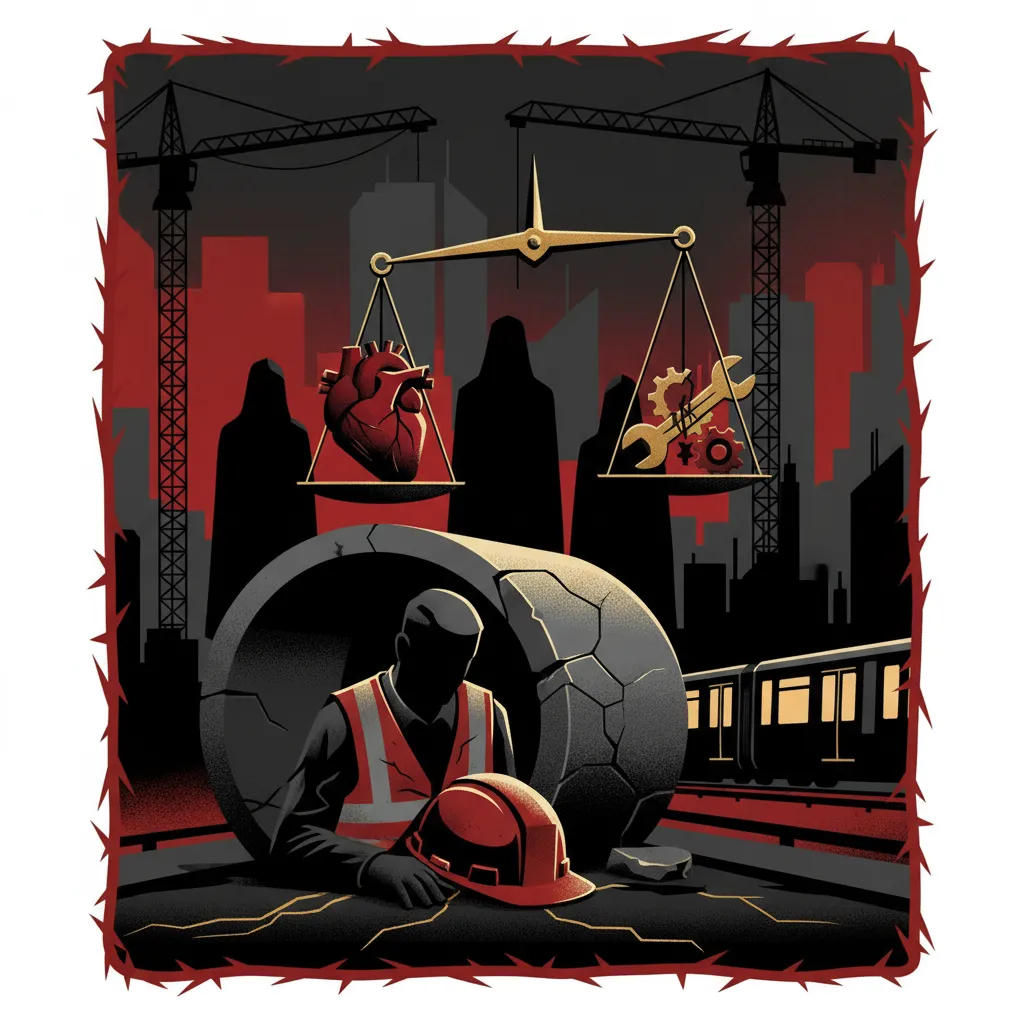 Illustration: Toulouse : l'autopsie qui contredit la thèse du malaise – un ouvrier écrasé sur le chantier de la ligne C