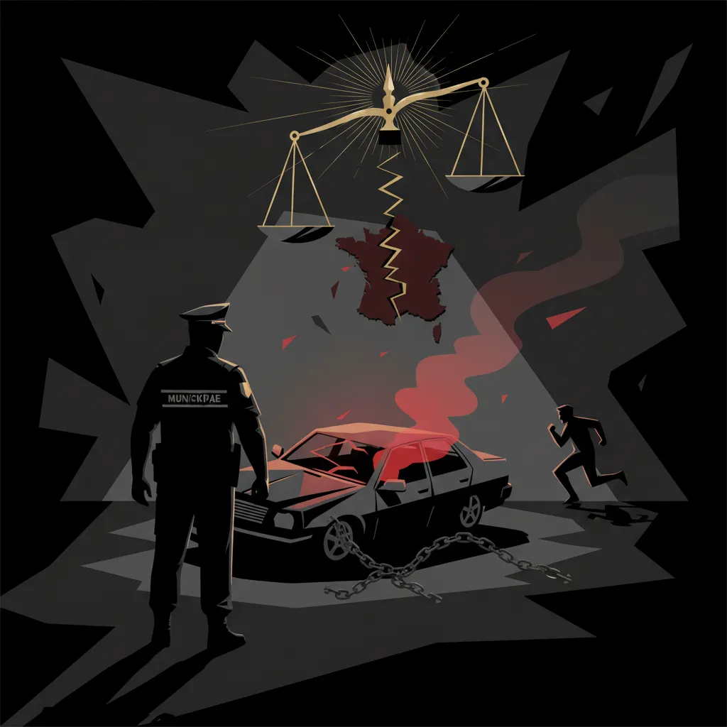 Illustration: Un policier municipal visé pour homicide routier après un refus d'obtempérer