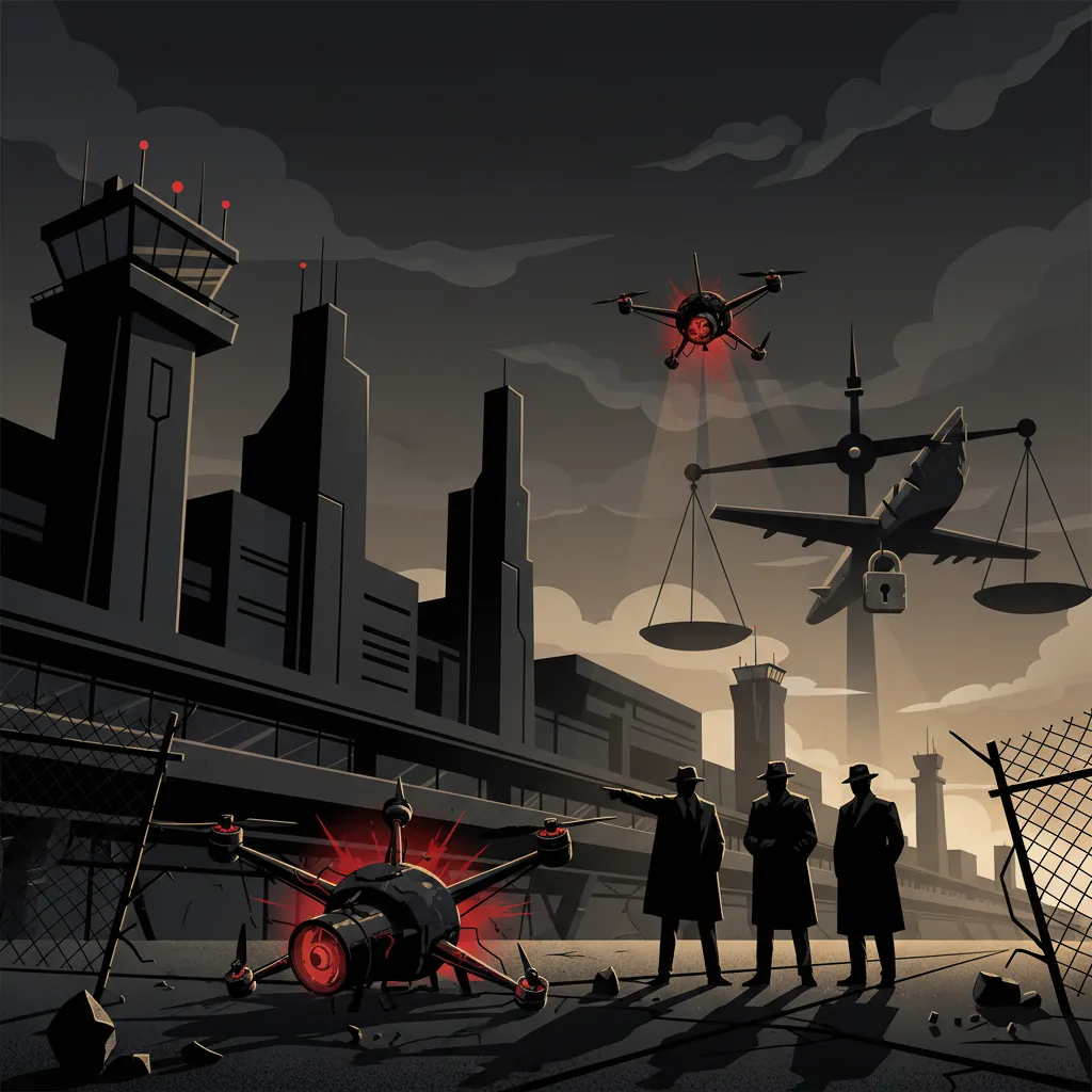 Illustration: Un troisième drone explosif découvert près de l'aéroport de Leipzig