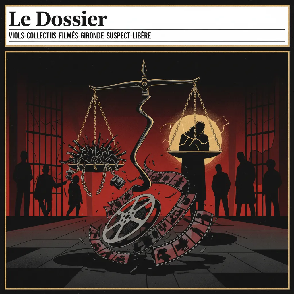 Illustration: Viols collectifs filmés en Gironde : un suspect libéré, 19 mis en examen